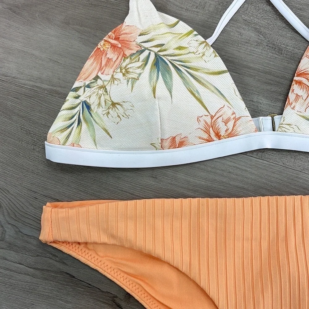 ☀️RIP CURL☀️ SOL SEEKER CROSS BACK TRI Rip Curl Premium Surf Cheeky Bikini